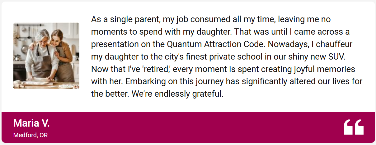 Quantum Attraction Code Customer Reviews
